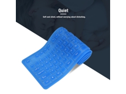 Teclado USB de silicone flexível (à prova d'água e silencioso)