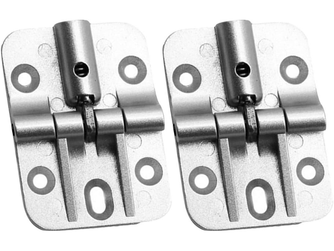 Dobradiças Ajustáveis De 180° Para Mesa Dobrável Zerodeko 2 Unidades Com Trava Portas Armário, Em Liga De Alumínio