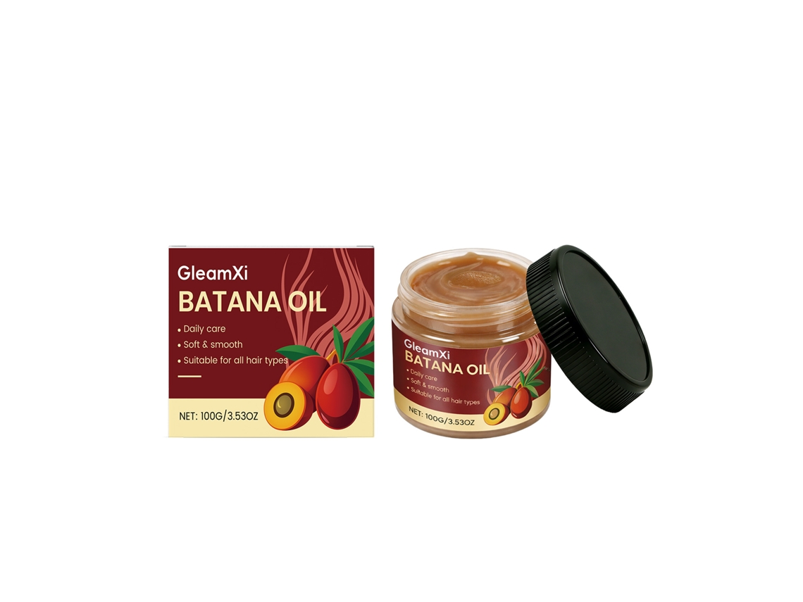 Máscara de Cabelo Gleamxi Batana da LAXISCREED para Hidratação, Brilho Leve e Cuidado Suave