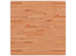 Table Top, Table Tops Vidaxl Marrom Madeira (80 X 80 X 1.5 Cm)