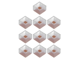 Protetor de Pé de Móvel Borracha 10pcs Primerox | S/MARCA