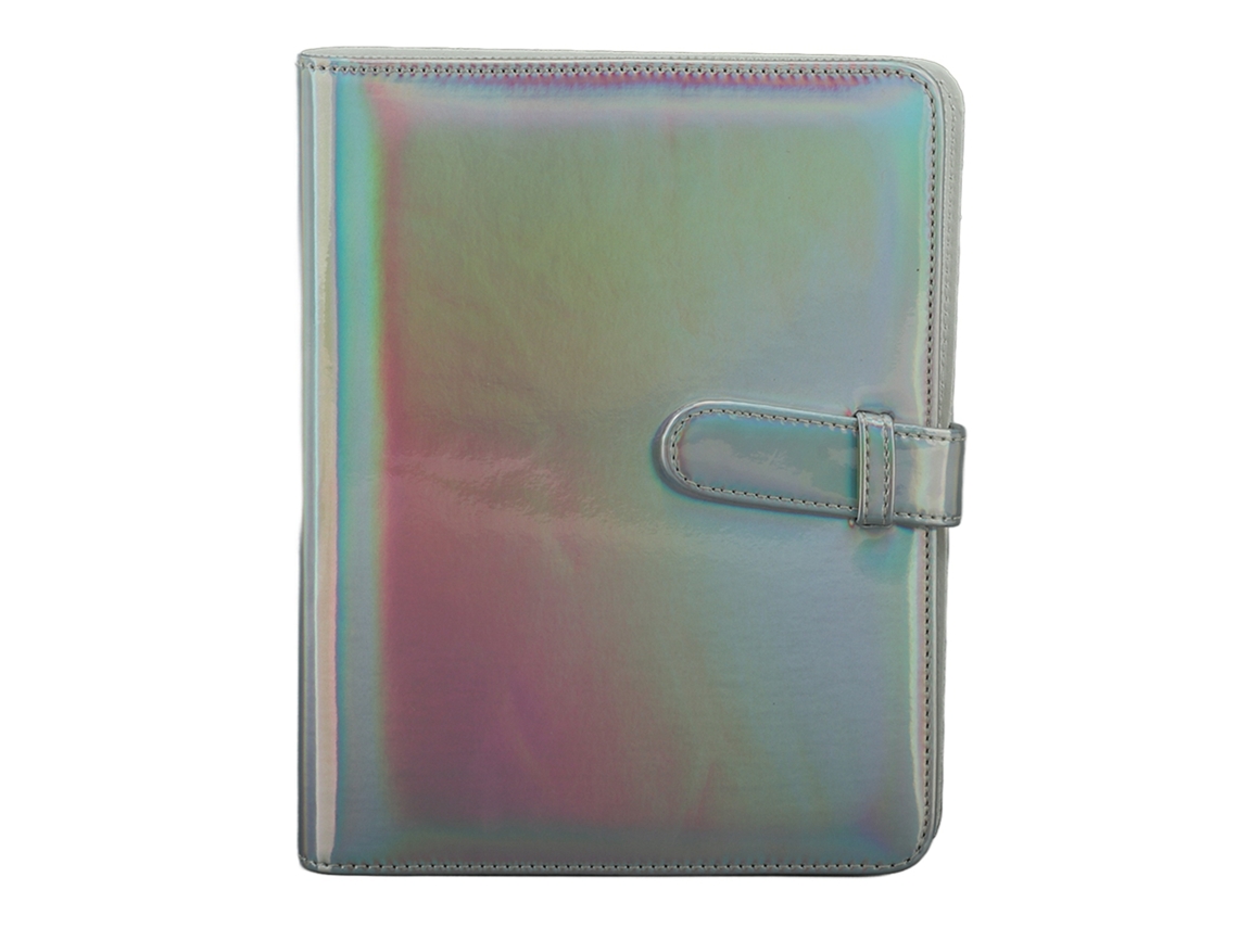 Álbum De Fotos Mini Con 256 Bolsillos De Pu Resistente Al Agua Ligero Moda Para Amigos Plata