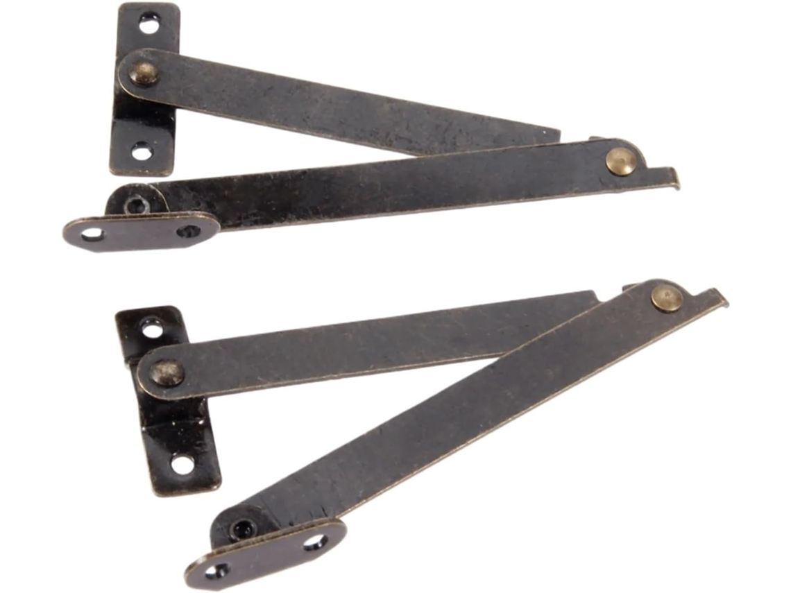 Dobradiça Oculta Para Porta De Armário, 2 Peças, 108x 11mm, Com Parafusos Para Suporte Da Tampa, Para Uso Doméstico
