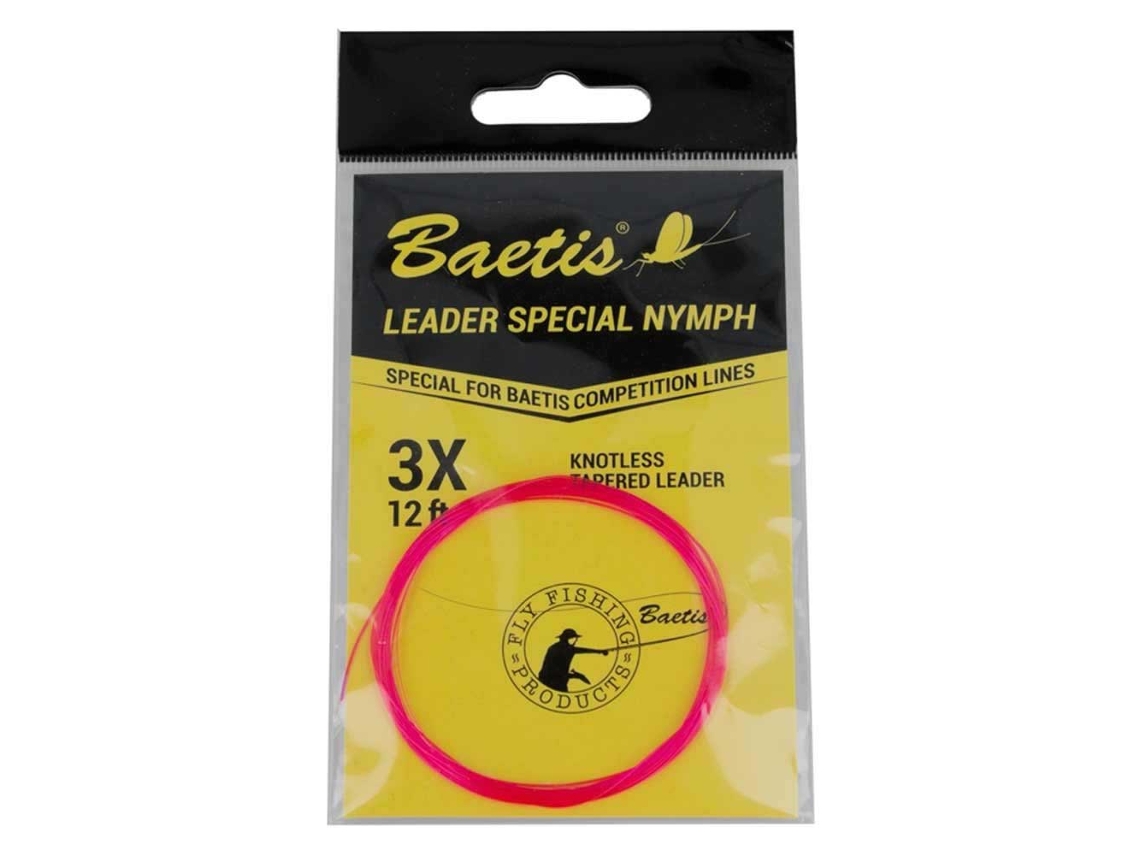 Linha Cónica Nymph 3.65 M Rosa 5Baetis