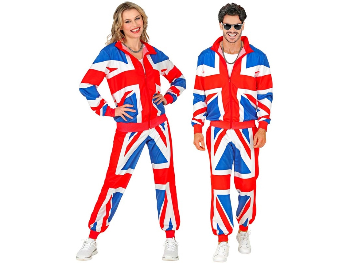 Fato de treino neon Party Fashion UK para adulto