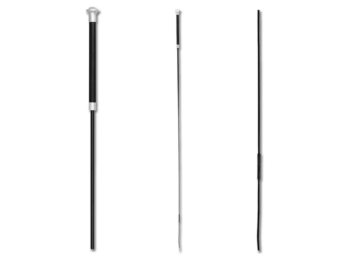 Chicote de Adestramento Noblesse Prateado 120 Cmwaldhausen