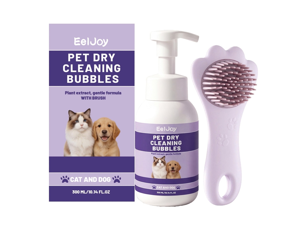 Eeljoy Shampoo Sem Enxague para Animais, Limpeza e Remoção de Cheiro de Forma Segura LAXISCREED
