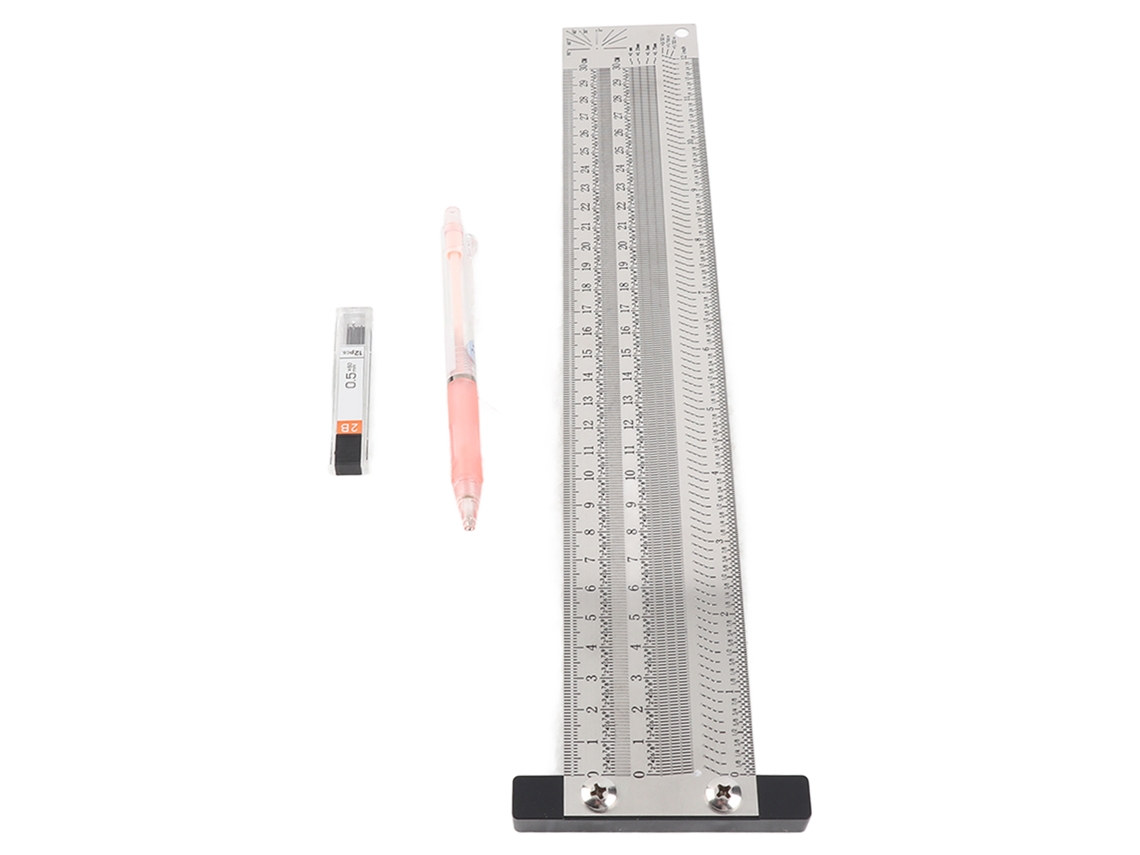 Yuru régua de marcação ultra precisa em aço inox para carpintaria, medição e scriber | S/MARCA