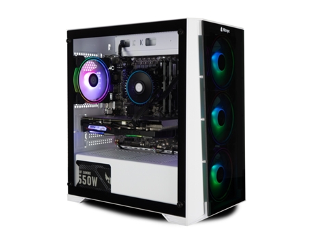 Desktop NITROPC Advanced Silver (Intel Core i5-11400/F - NVIDIA GeForce GTX 1650 - RAM: 16 GB - SSD 480 GB + HDD 1 TB)