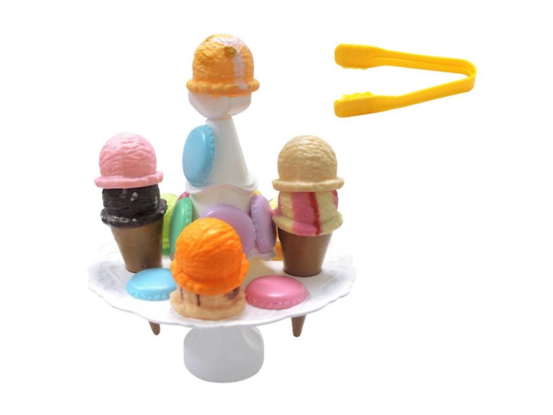 1 Conjunto De Brinquedo Para Empilhar Sorvete Allinless