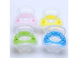 Chupeta Silicone Para Bebés 6m+,plana, Bpa Free(4 Peças) Hexinyigjly