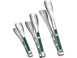 Pinça De Aço Inoxidável Para Alimentos, Ideal Para Manusear Pão E Itens De Churrasco Com Facilidade Design Cabo