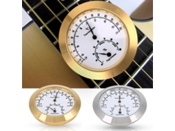 Termômetro e Higrômetro Redondo para Guitarra e Violino com Medidor de Umidade e Temperatura para Cuidados com o Instrumento AQUAFORGE