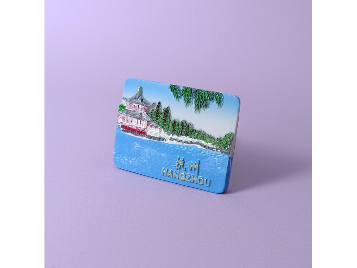 Ímãs De Geladeira Da Cidade De Hangzhou, Na China - Lembranças Turísticas
