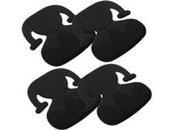 Kallory 4-protetores De Calcanhar Antiderrapantes, Tapete Para Reparo De Calçados Sem Cola, Tapete Antiderrapante Para