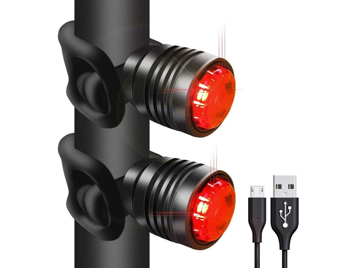 Luz Traseira Nova Line para Bicicleta, Recarregável USB, Led, 3 Modos, à Prova D'água, Instalação Rápida | S/MARCA