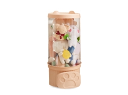 Balde de Armazenamento para Bonecas Rosa Pp Pet | S/MARCA