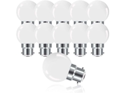 Lâmpada Led B22 3w,mini Globo G45,branco Quente 3000k,280lm,não Regulável,pacote Com 10 Classe G Btforus