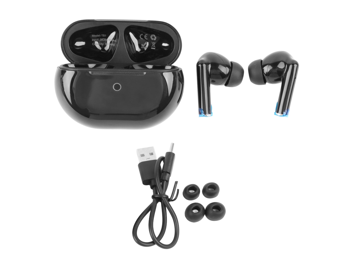 Auriculares Inalámbricos Bluetooth Con Reducción de Ruido, Resistentes Al Agua Ipx6, Estéreo Hifi, Bt5.3 para Deportes Al Aire Libre.