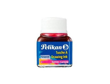 Tinta Da China Pelikan Frasco 10Ml, Nâº 2   Carmim