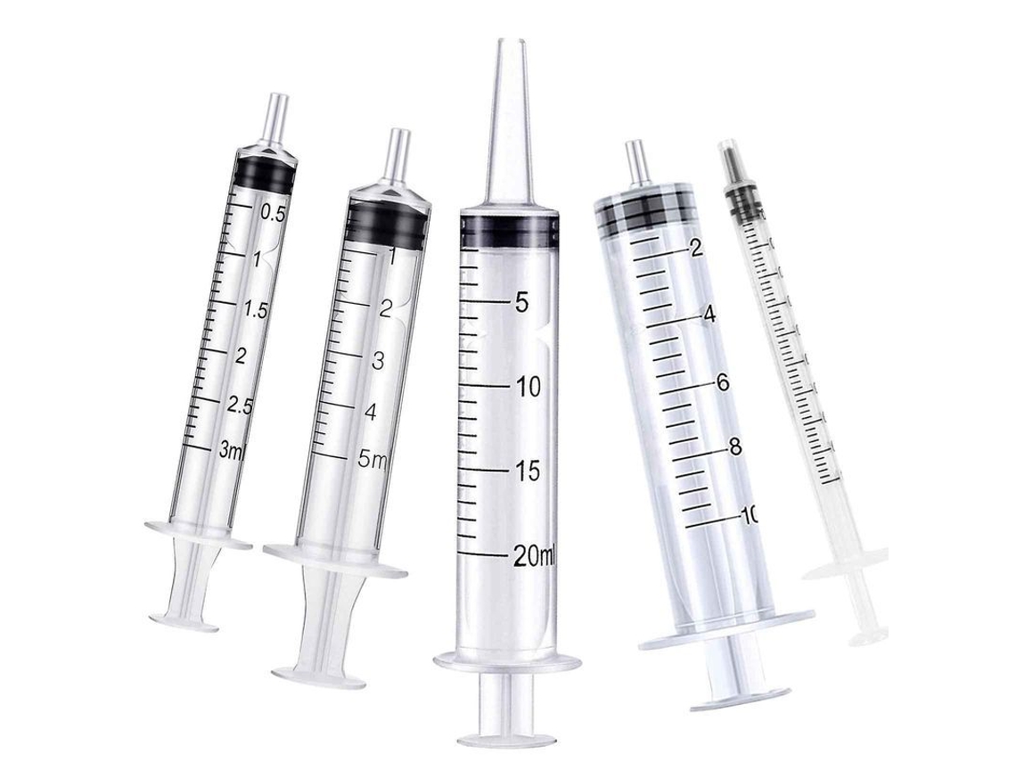 Seringas Plásticas Sem Agulha 1ml-20ml, 10 Peças, Para Laboratório, Adesivos, Alimentação De Pets E Artesanato