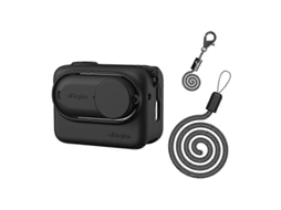 Capa Protetora De Silicone Amagisn Para Insta360 Go 3 Com Cordão.