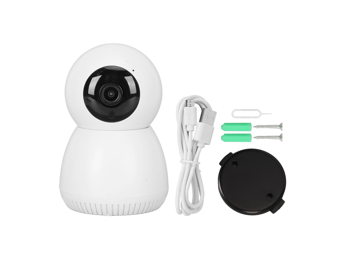 Câmera Wifi Segurança Interior Com Visão Noturna Controle Remoto