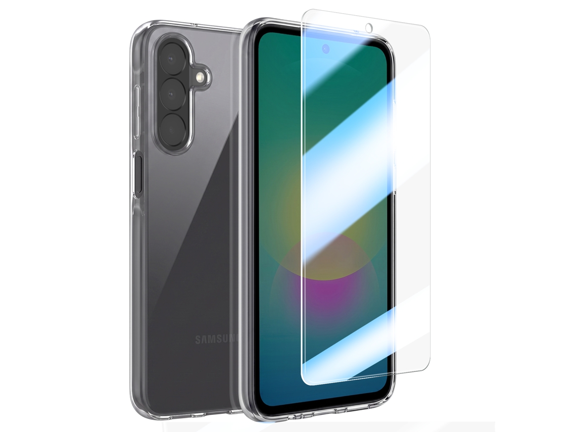 Pacote De Proteção Para O Galaxy A27 Capa De Silicone E Vidro Temperado Antichoque