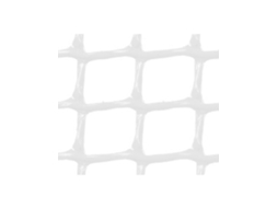MALHA PLÁSTICA QUADRADA 2x2 cm BRANCA 1x5m