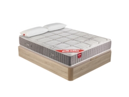 Pack PIKOLIN Sommier Natural + Colchão Molas Ensacadas Troas + Almofada Grátis (150 x 190 - 59 Cm de Altura)