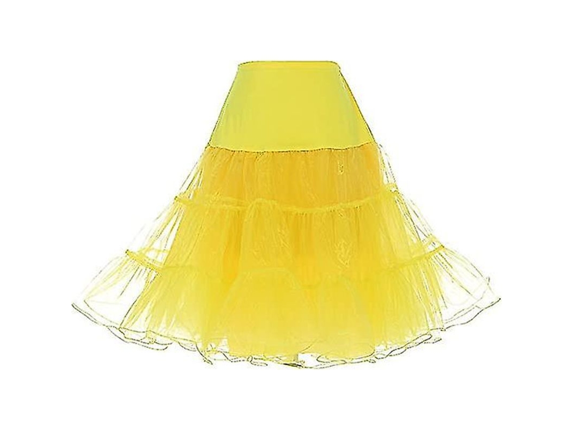 2026 falda Petticoat Vintage Rockabilly Anos 50 para Mulher com Volume Tutu Falda Interior Organza