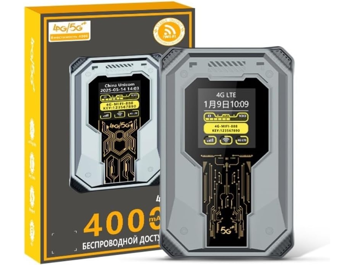 Roteador Wi-fi Portátil 4g/5g De 300 Mbps Com Slot Para Sim, Ideal