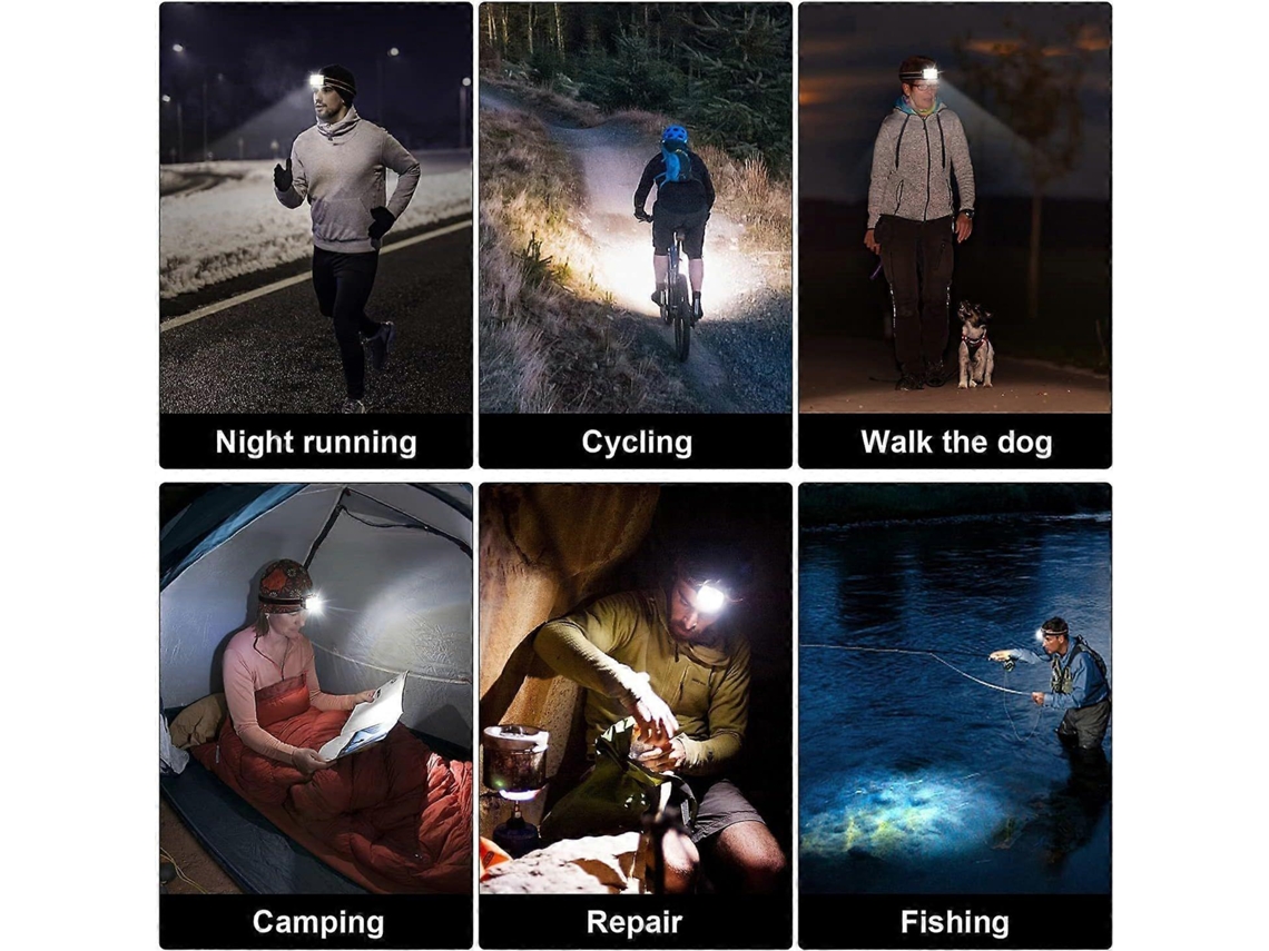 Farol Recarregável Pacote Com 2, Para Camping E Ciclismo Olysi Shop