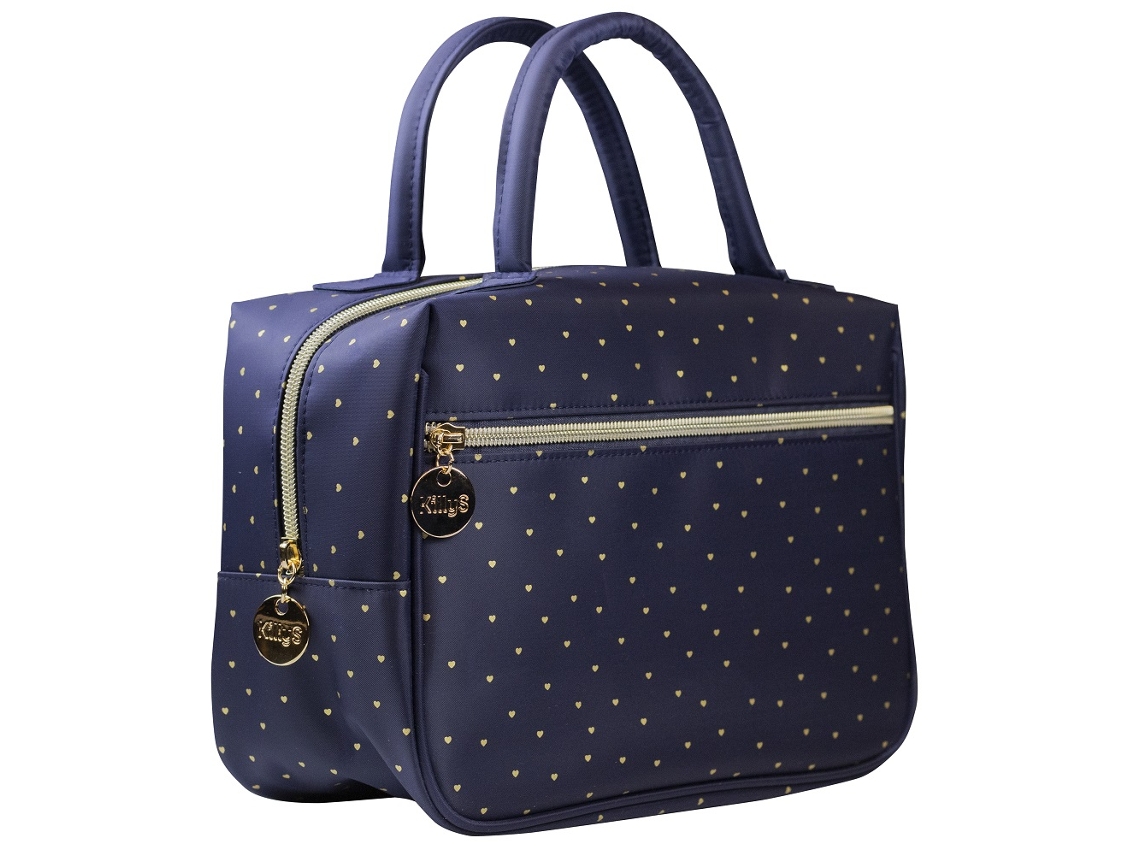 Golden Heart Cosmetic Organizer With Handle Killys