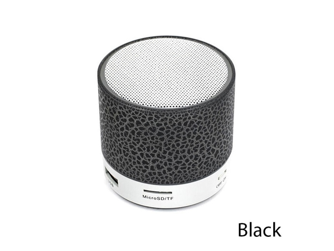 Novo Mini Estéreo Portátil para Carro A9 Colorido Crackle Led Sem Fio Bluetooth 4.1 Tf Card