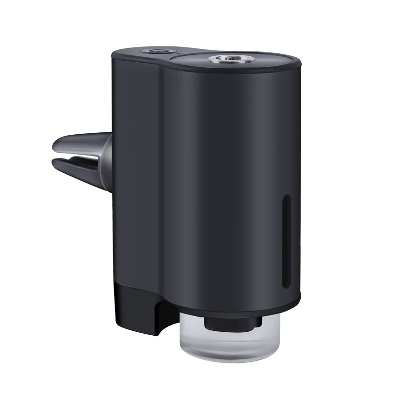 (preto) Aromatizador De Ar Inteligente Para Carro Com Clipe Para Saída De Ar E Gerador De Fragrância Com Pulverização Automática.