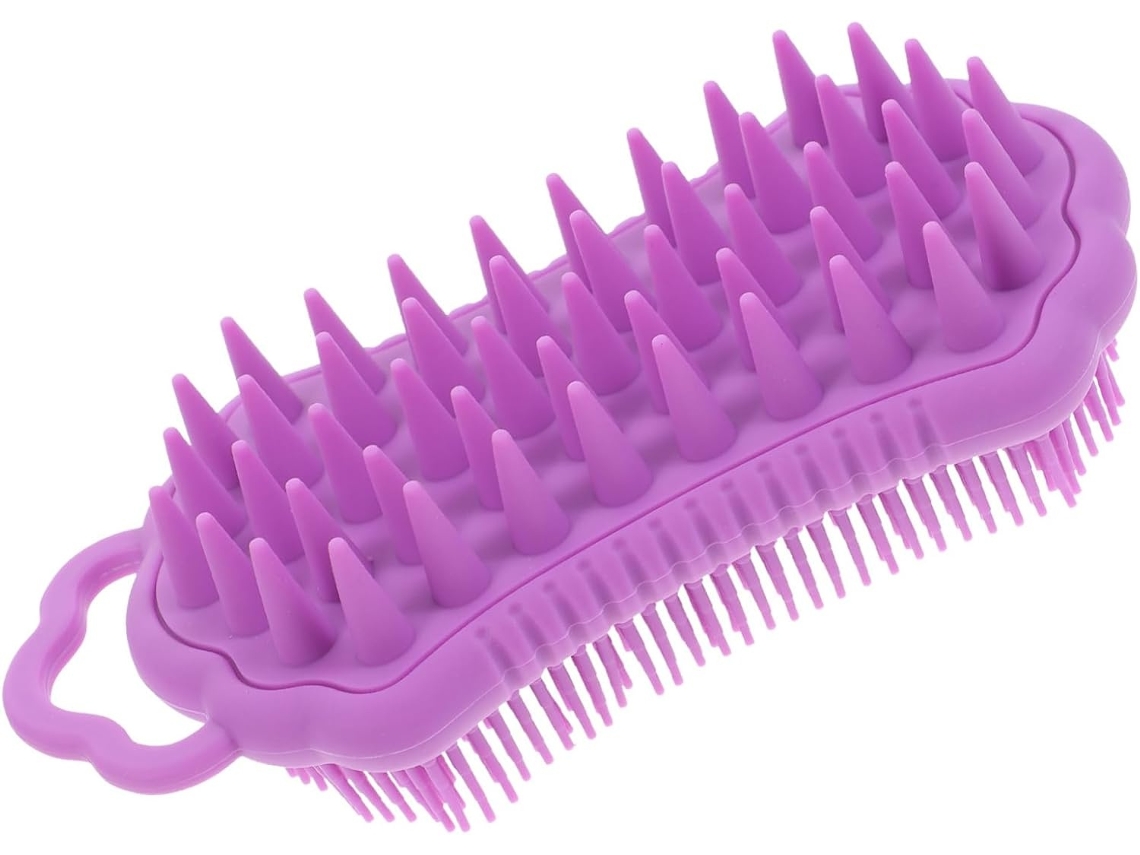 Lurelia Escova De Silicone Para Banho De Cuidado Corporal, Silicone Macio, Pega Ergonómica E Massagem Suave, Banho Relaxante Suave