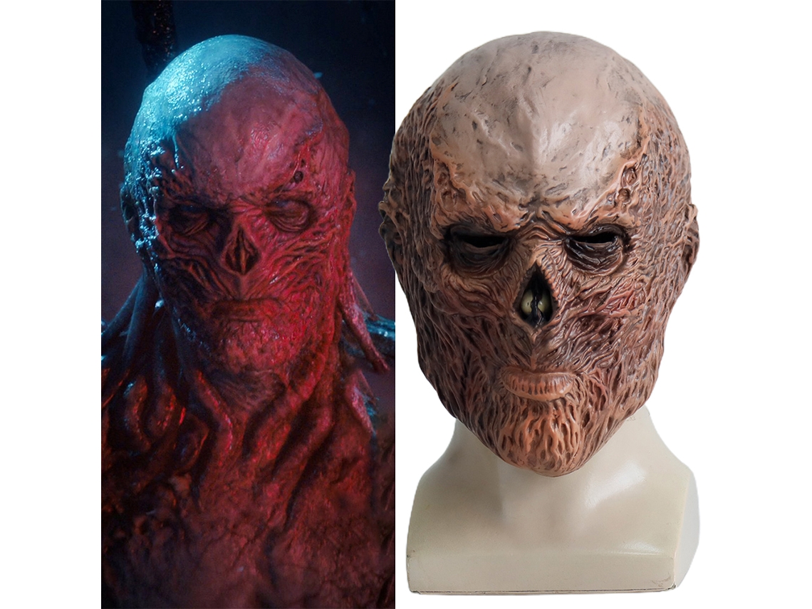 Máscara Facial de Halloween Assustadora Látex Personagem de Drama Terror para Festa Cosplay Props | S/MARCA