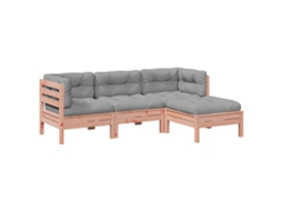 Garden Sofa Set, Garden Sofa Sets Vidaxl Marrom Madeira De Douglas (n/a)