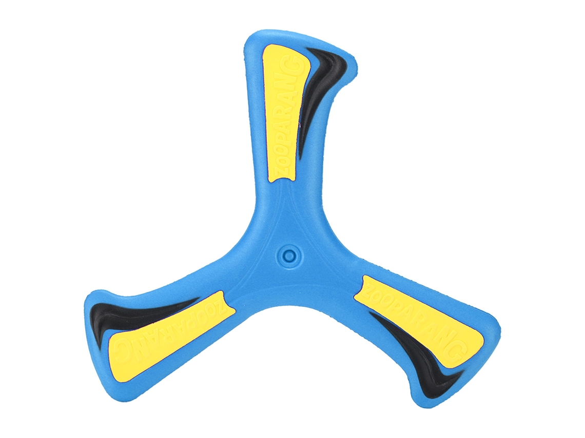 Mali brinquedo de Lançar e Pegar 3 Lâminas Brinquedo Voador para Crianças Jogo Interativo Ao Ar Livre Azul