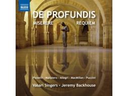 CD Backhouse,Jeremy/Vasari Singers - De Profundis (1CD)