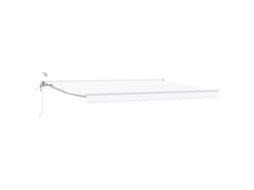 Conjunto 1 Sombra Externa Vidaxl Branco Alumínio (4 × 3 M)