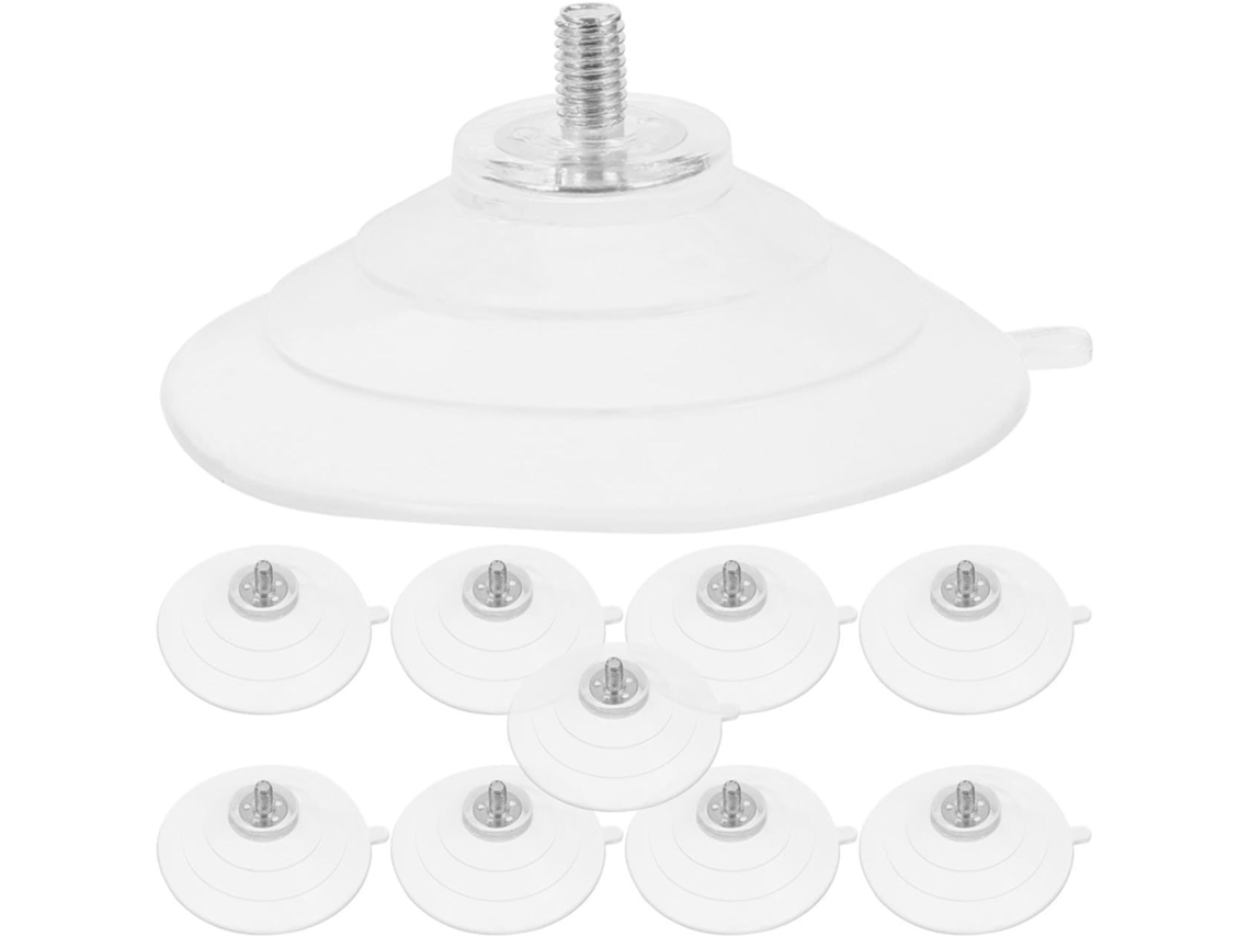 Ventosas De Vidro, Ventosas Pequenas Com Parafuso M5, Pvc Transparente, 10 Unidades Para Móveis E Janelas De Vidro Em