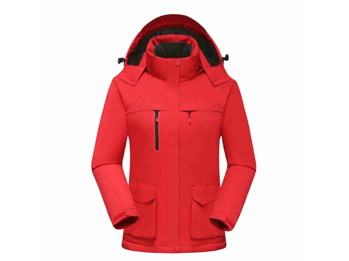 Jaqueta Aquecida Feminina Com Capuz Removível Inverno Quente Jaqueta De Roupas Usb Elétrica