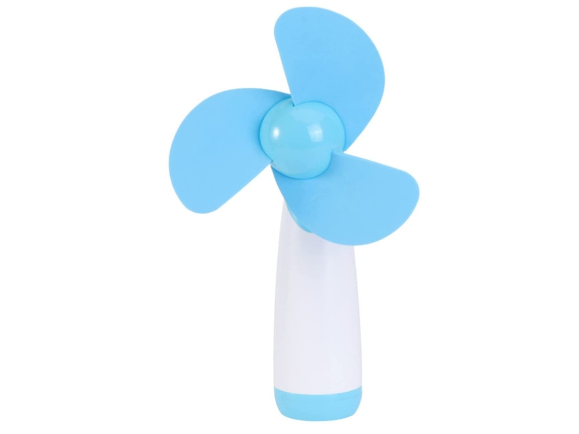 Mini Ventilador Portátil, Ventilador Portátil, Ventilador Elétrico De Lâminas De Espuma Macia Para Exterior Yizhood (azul)