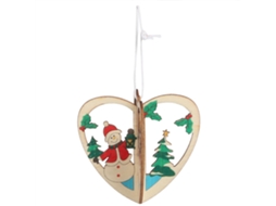 Decoração Natal 3d Da Laxiscreed Com Coração, Boneco De Neve Diy E Enfeite Original Para Árvore