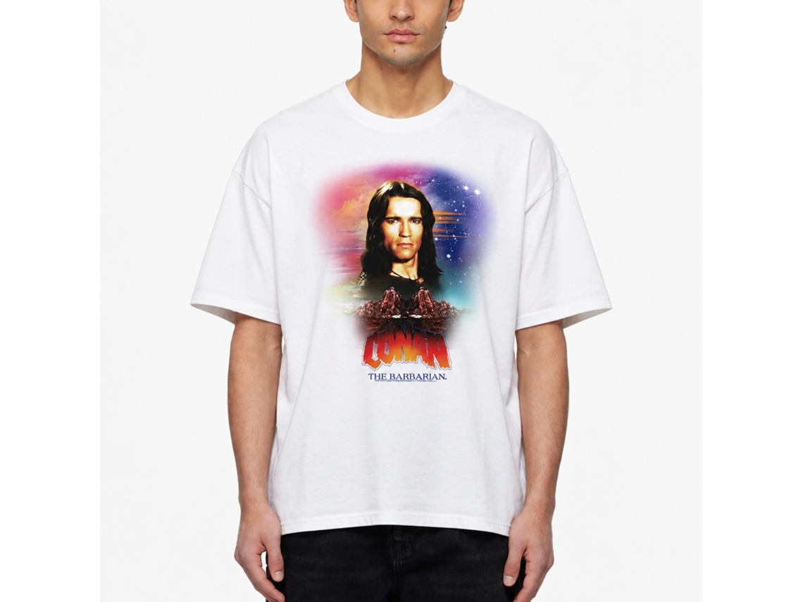Rockinstone Conan White Adult T-shirt Size:xl