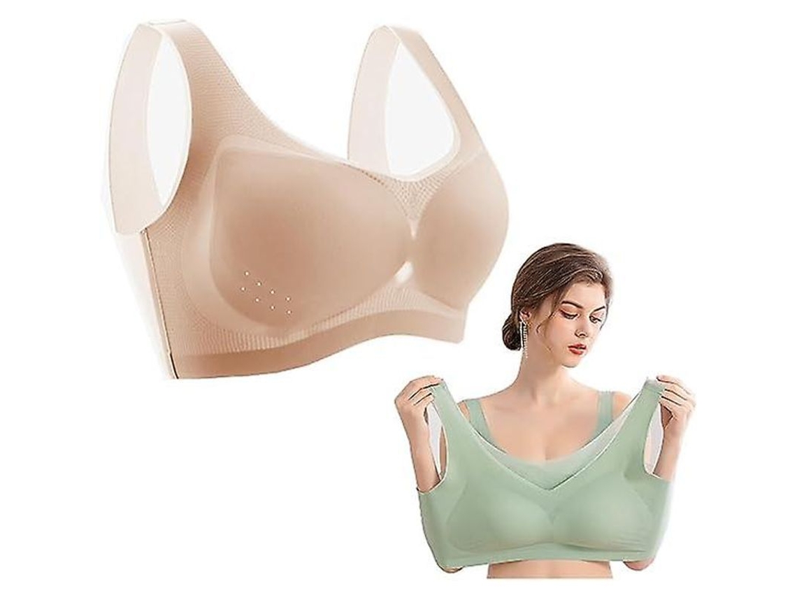 Bralette Iônico Pispara: Estimulação Linfática, Queima de Gordura e Modelagem Corporal Eficaz Caqui