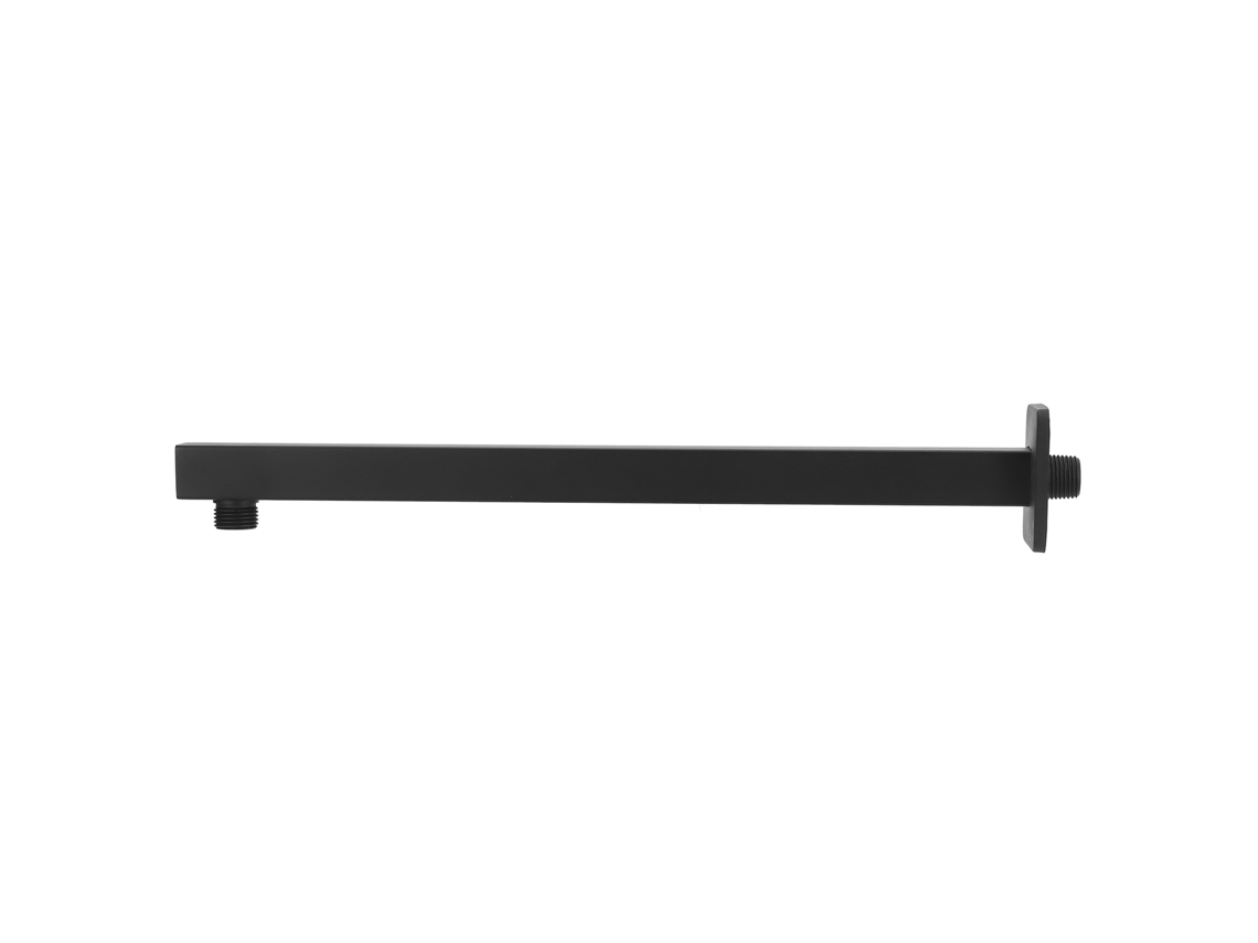 Braço de Chuveiro Oculto Parede NPT 1/2 41cm Aço Inoxidável Preto com S/MARCA