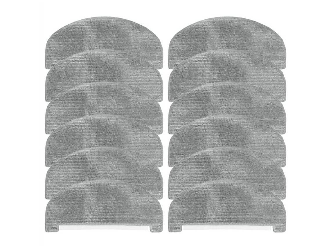 Conjunto de 12 Panos Limpeza Laváveis​​ para Aspirador Robô G40 Hybrid/hybrid+ BRILVIBERA